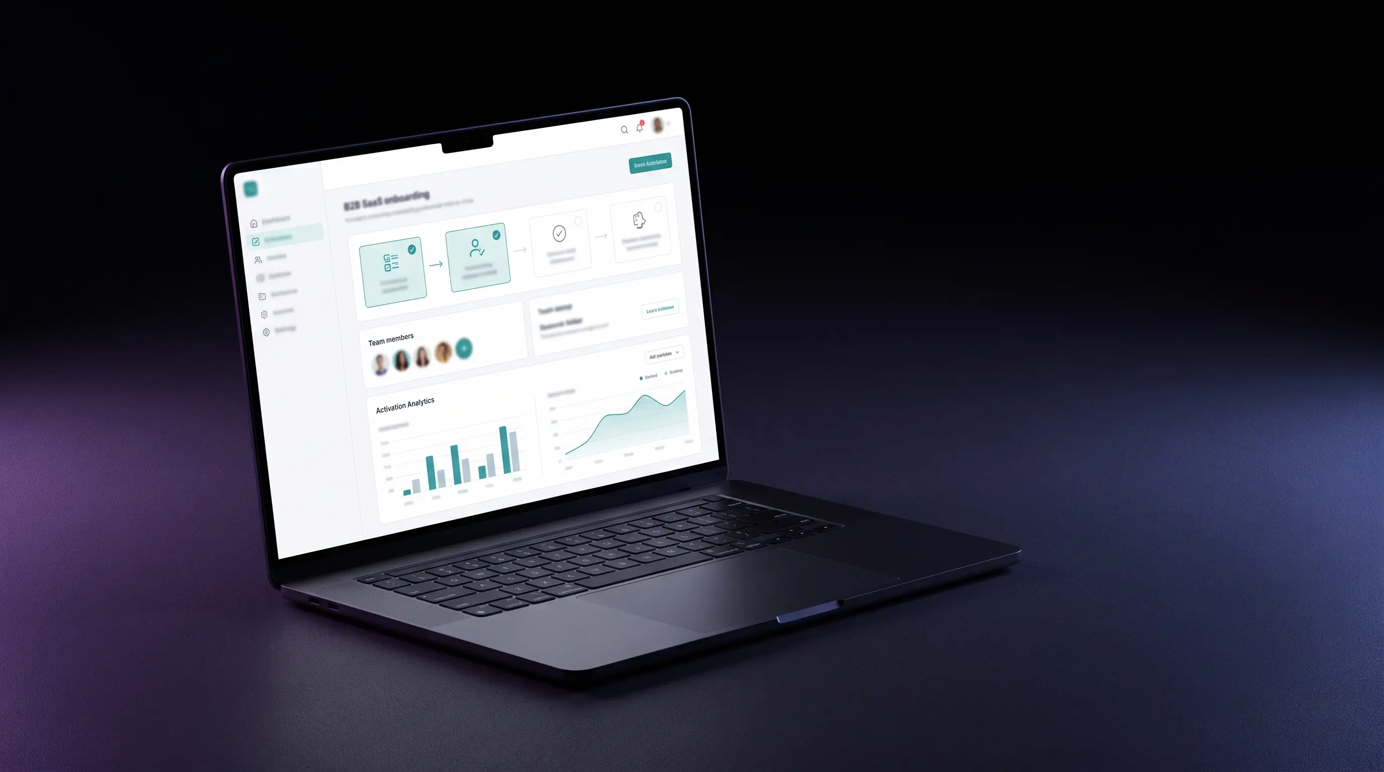 Orbit SaaS onboarding visual